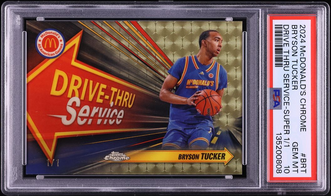 2024 Topps Chrome McDonald's All American Superfractor Bryson Tucker ROOKIE 1/1 #DTS-BRT PSA 10