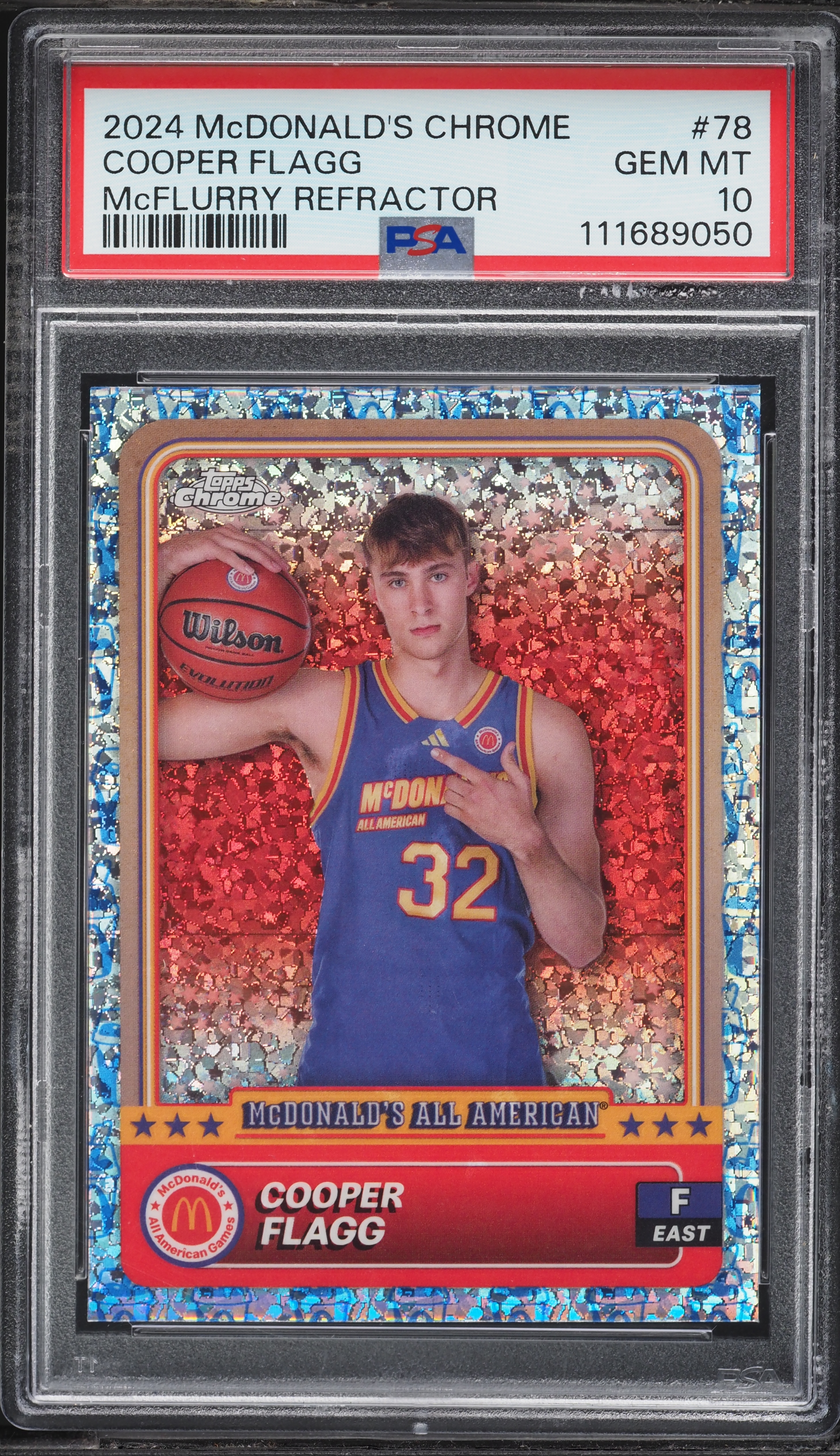 2024 Topps Chrome McDonald's All American McFlurry Refractor