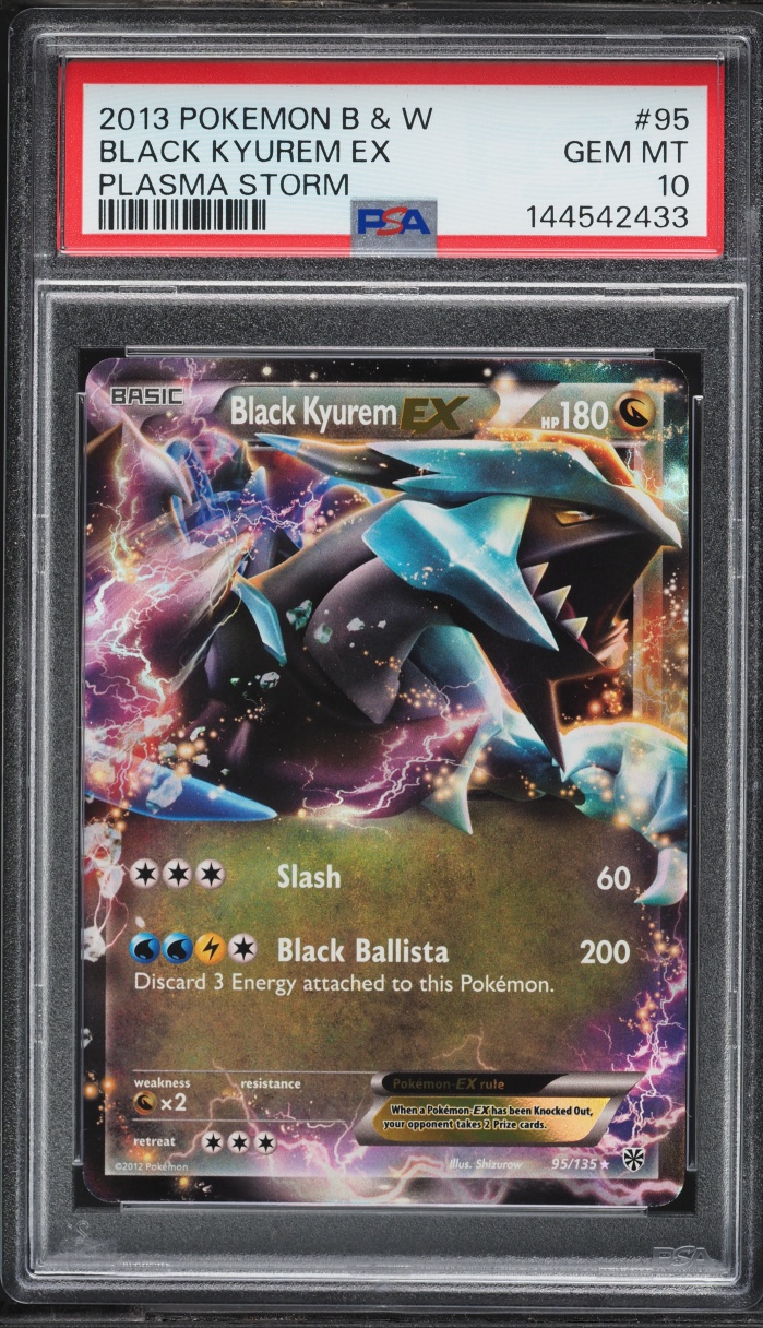 2013 Pokemon Black & White Plasma Storm Black Kyurem Ex #95 PSA 10 GEM MINT