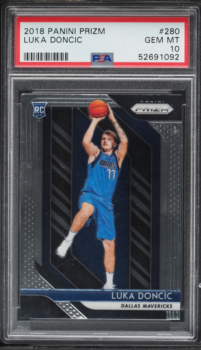2018 Panini Prizm Luka Doncic ROOKIE #280 PSA 10 GEM MINT