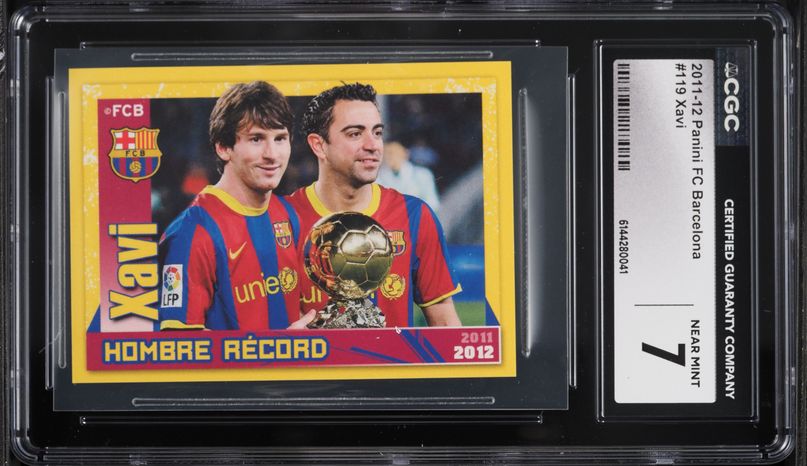 2022 Topps Dynasty UEFA Champions League Gold Xavi PATCH AUTO DNA