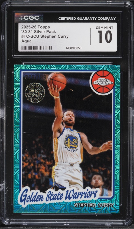2025 Adhesive Artifacts Season 2 Stephen Curry Wax Pack on