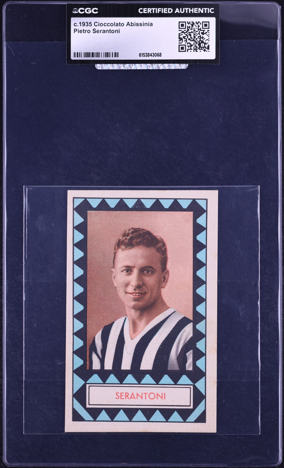 1935 Cioccolato Abissinia Pietro Serantoni CGC AUTH