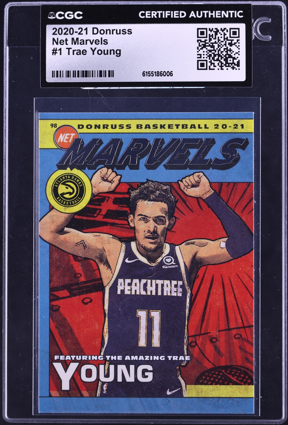 2020 Donruss Net Marvels Trae Young #1 CGC AUTH