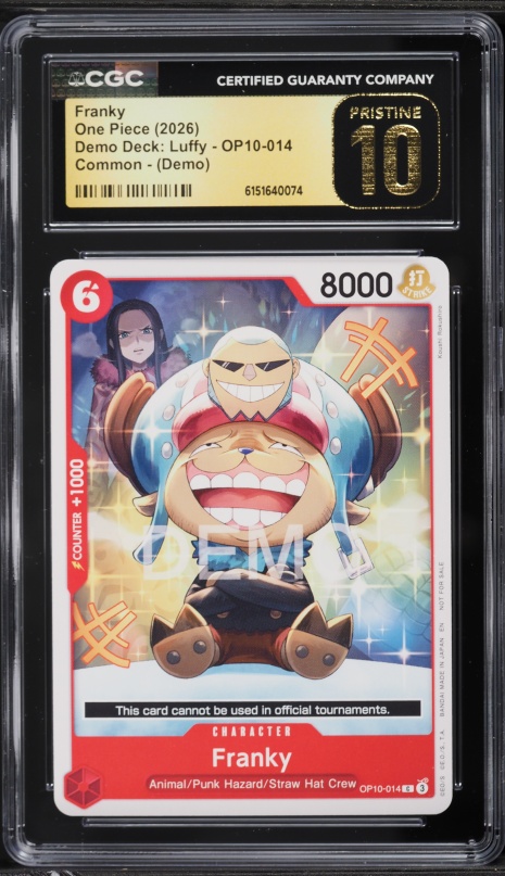 2012 One Piece Japanese Playing Cards Wanted Deck Franky CGC 10 PRISTINE on Fanatics Collect 2012 One Piece Japanese Playing Cards Wanted Deck Franky CGC 10 PRISTINE on Fanatics Collect