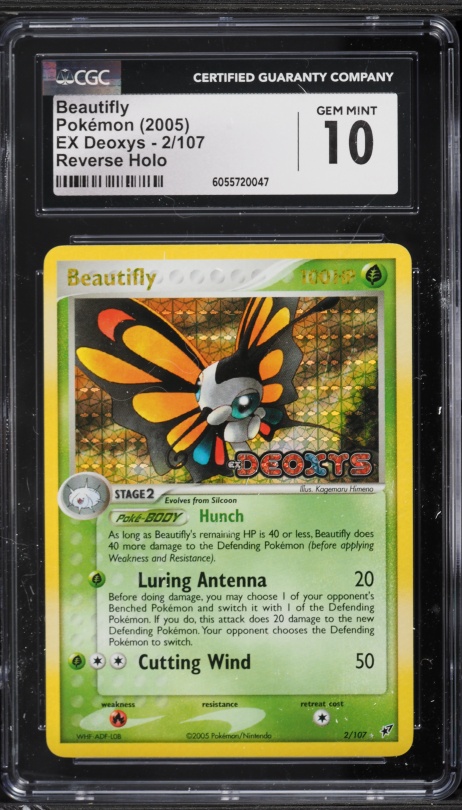 beautifly pokemon card Beautifly (2/107) [Deoxys] – Pokemon Plug main image 0