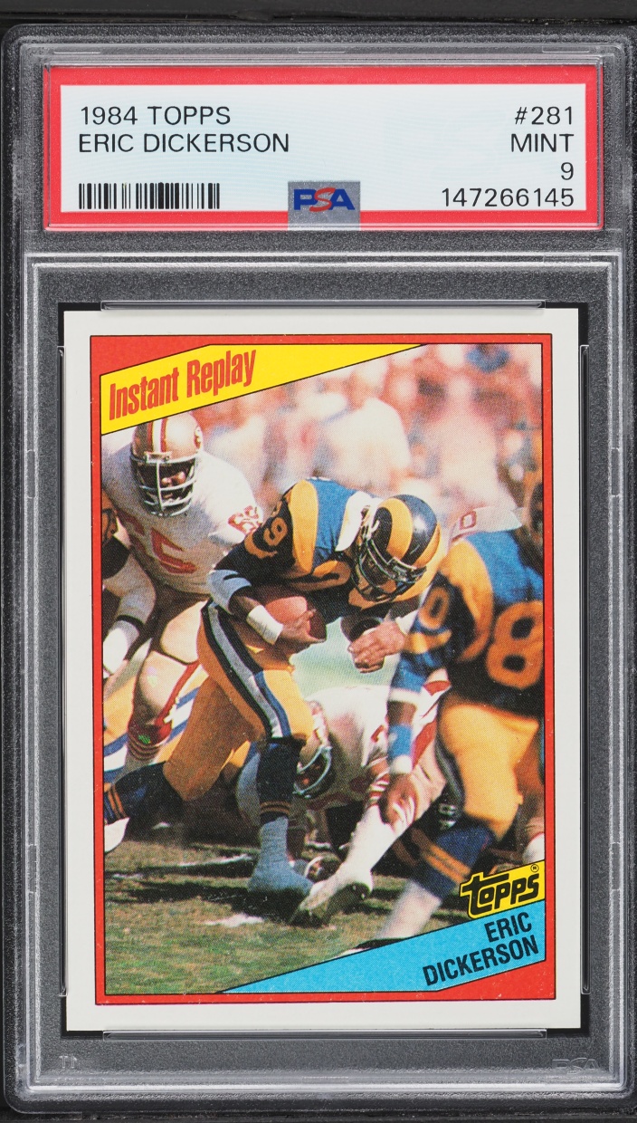 1984 Topps Football Eric Dickerson ROOKIE #281 PSA 9 MINT