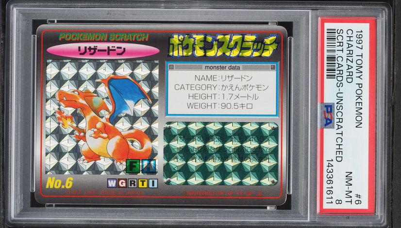 1997 Pokemon Japanese Topsun Original Series 1st Print Charizard