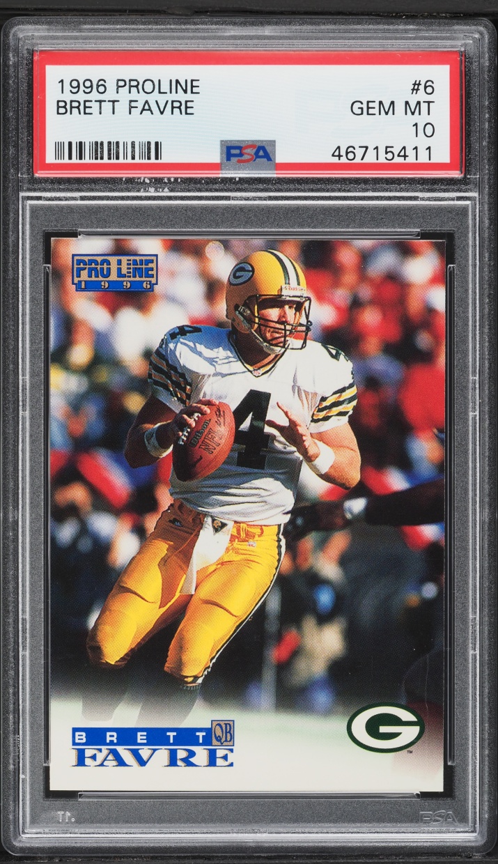 1996 Pro Line Brett Favre #6 PSA 10 GEM MINT