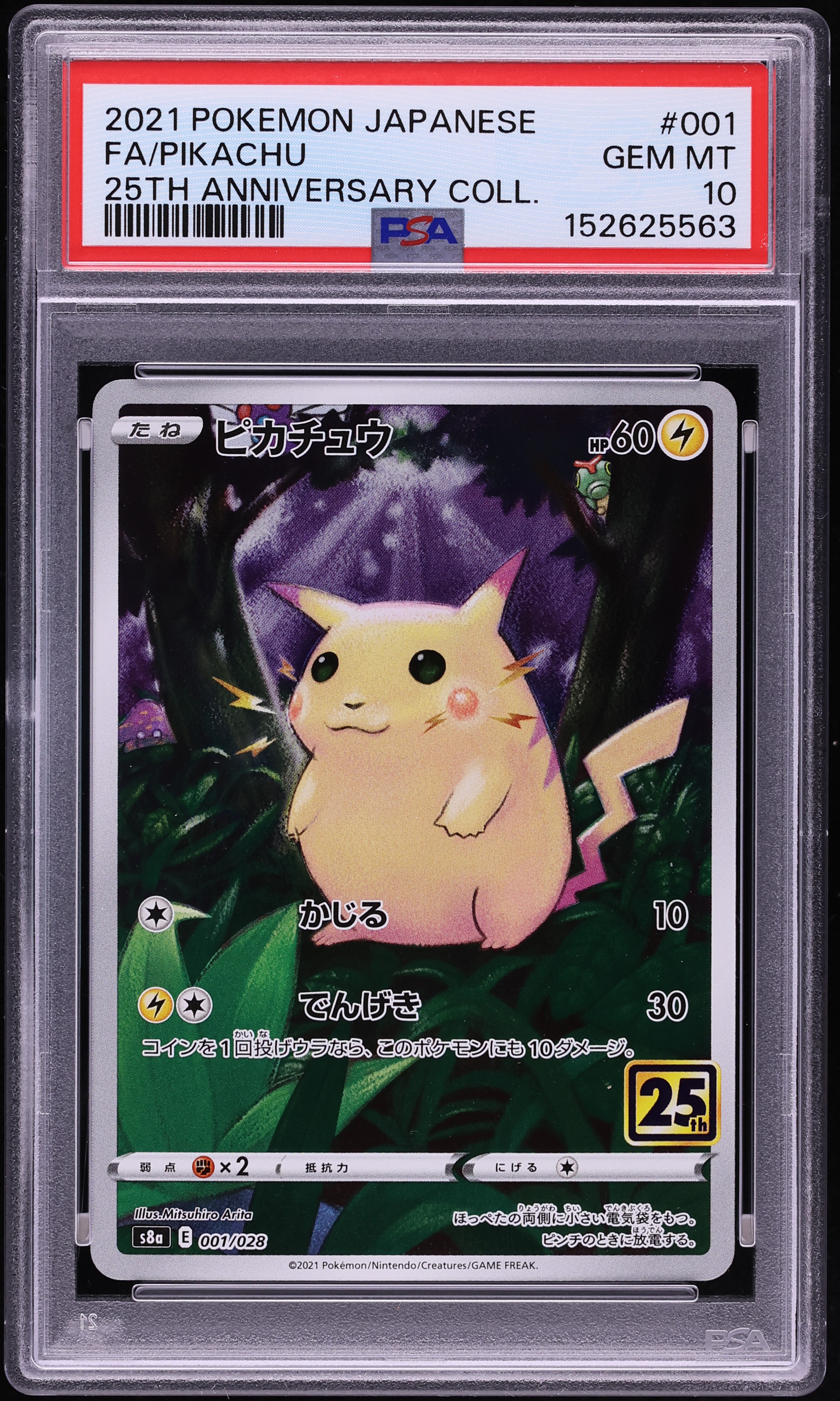 2021 Pokemon Japanese Sword & Shield 25th Anniversary Full Art