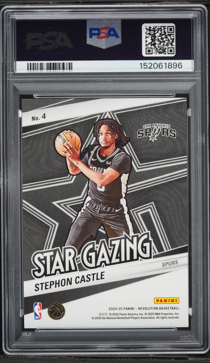 2024 Panini Revolution Star Gazing Stephon Castle ROOKIE #4 PSA 10 GEM MINT