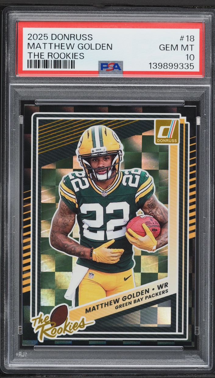 2025 Donruss The Rookies Matthew Golden #18 PSA 10 GEM MINT