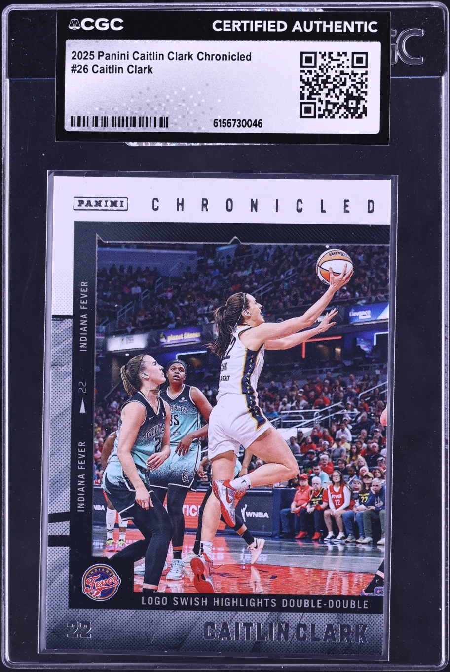 2025 Panini Chronicled Caitlin Clark #26 CGC AUTH