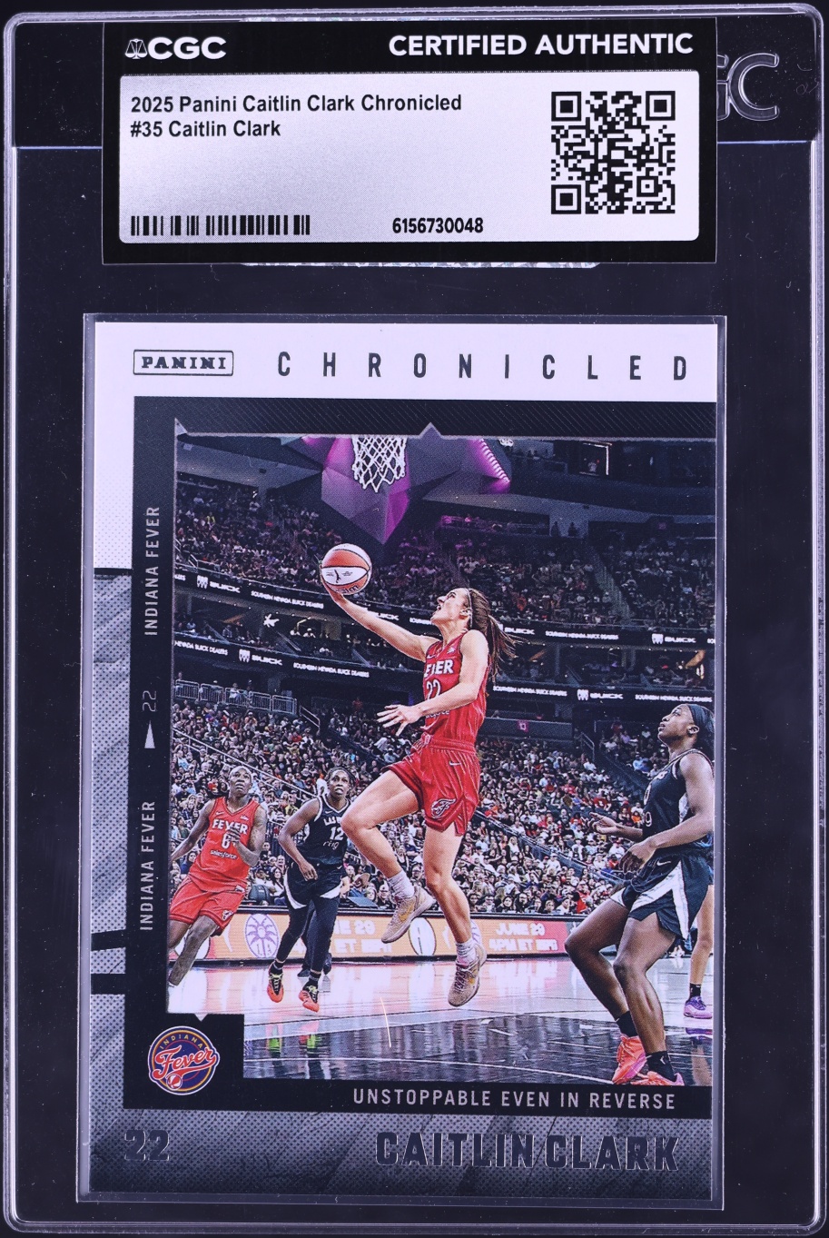 2025 Panini Chronicled Caitlin Clark #35 CGC AUTH
