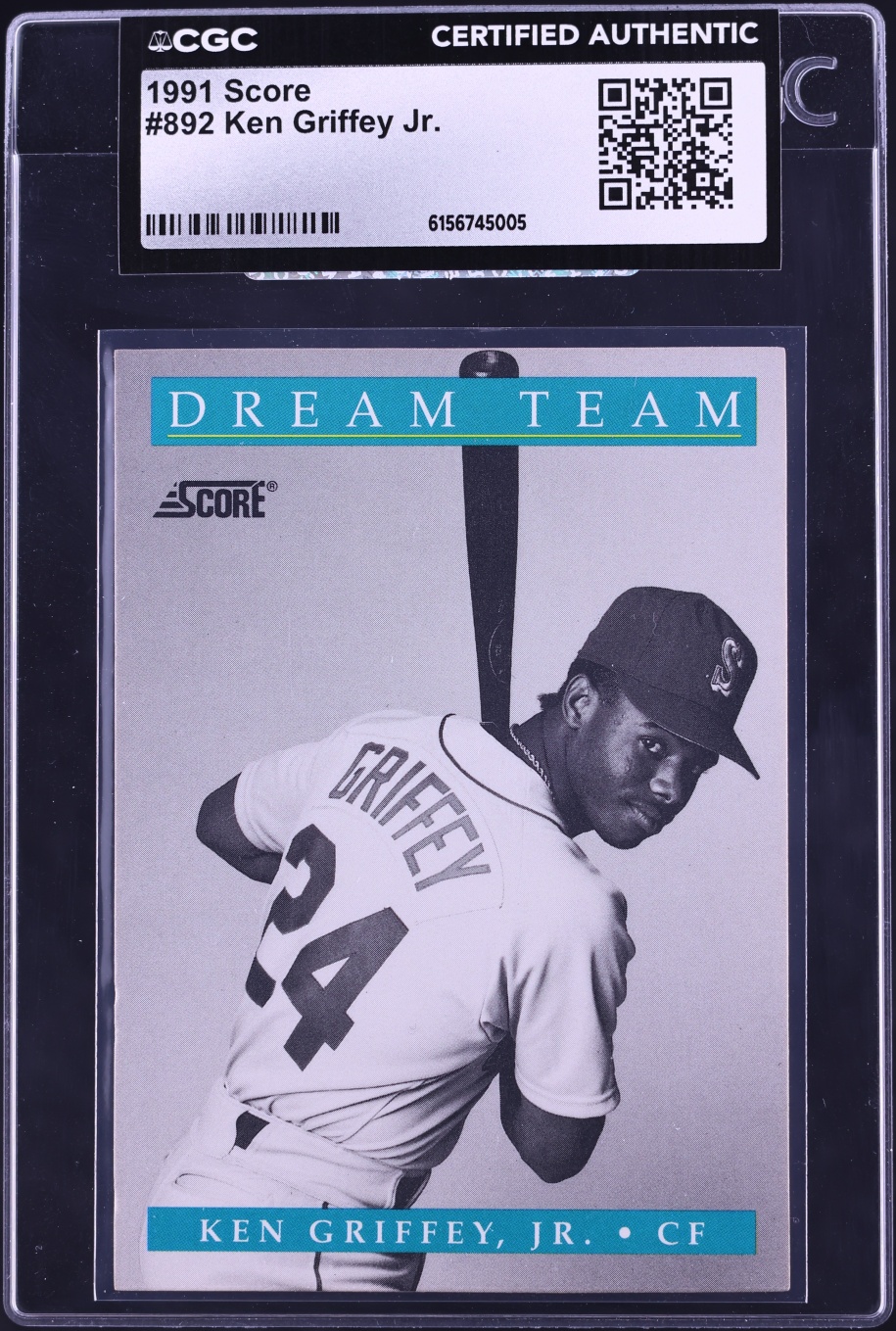 1991 Score Ken Griffey Jr. #892 CGC AUTH
