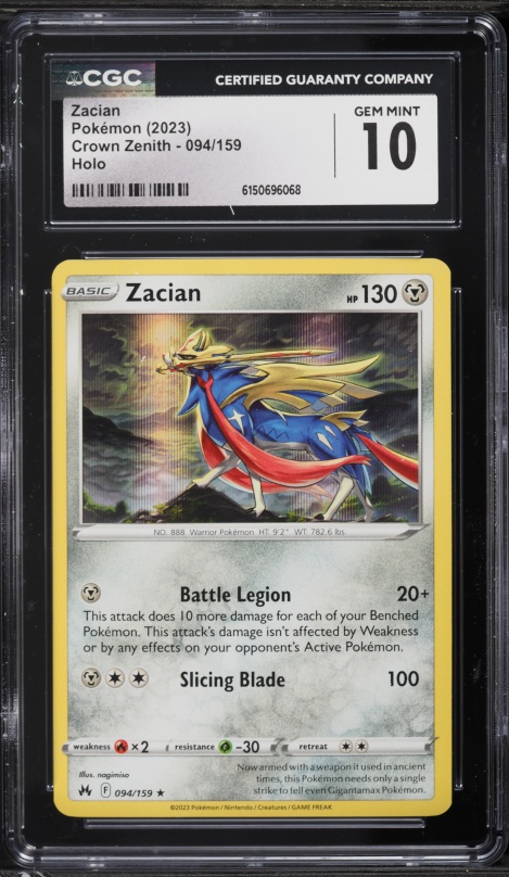 2020 Pokemon Sword & Shield Vivid Voltage Amazing Rare Zacian #82 PSA 10  GEM on Fanatics Collect