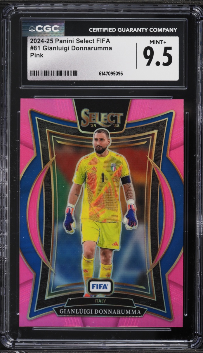 2024 Select FIFA Pink Gianluigi Donnarumma /59 #81 CGC 9.5 MINT+