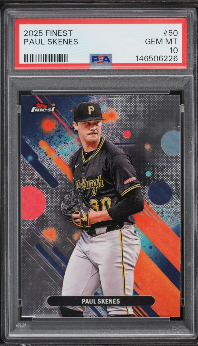 2025 Finest Paul Skenes #50 PSA 10 GEM MINT