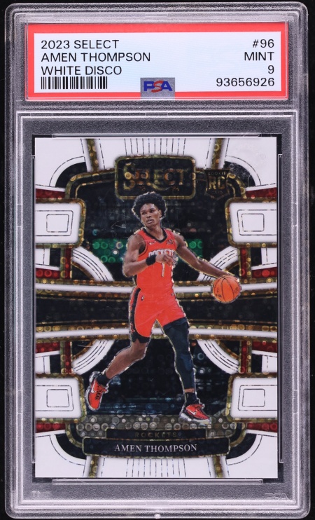 2023 Select Concourse White Disco Amen Thompson ROOKIE /75 #96 PSA 9 MINT