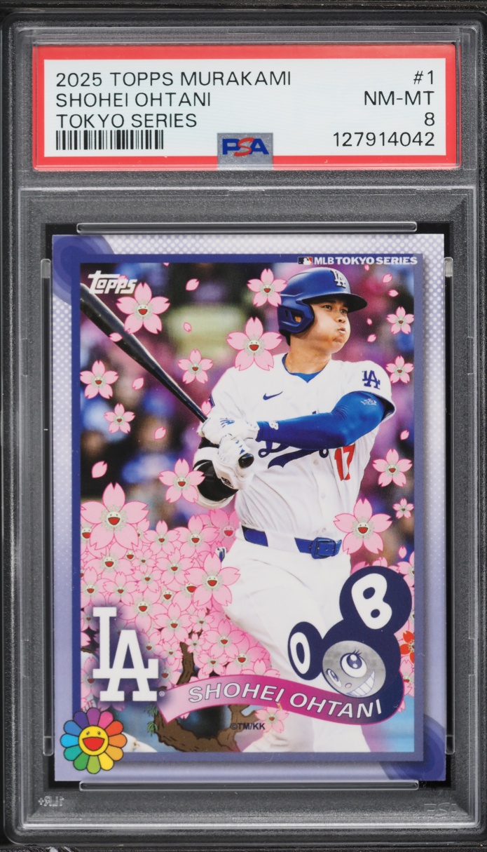2025 Topps Murakami MLB World Tour Tokyo Series Shohei Ohtani #1 PSA 8 NM-MT