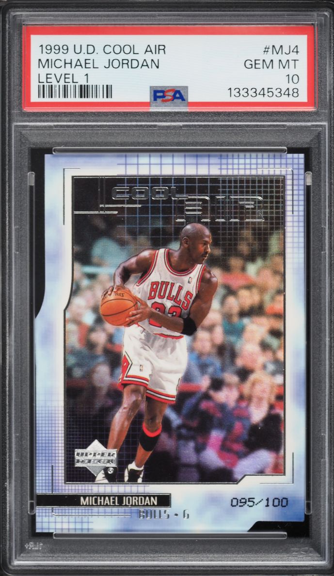 1999 Upper Deck Cool Air Level 1 Michael Jordan /100 #MJ4 PSA 10 GEM MINT