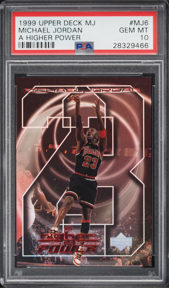 1999 Upper Deck MJ A Higher Power Michael Jordan #MJ6 PSA 10 GEM MINT