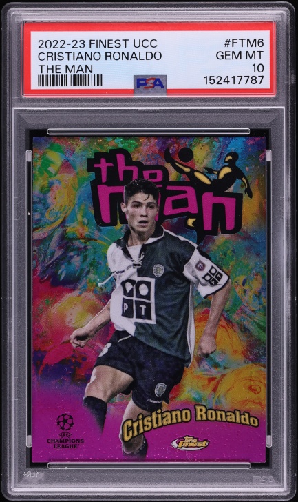 2003 Upper Deck Manchester United Gold Cristiano Ronaldo ROOKIE /7