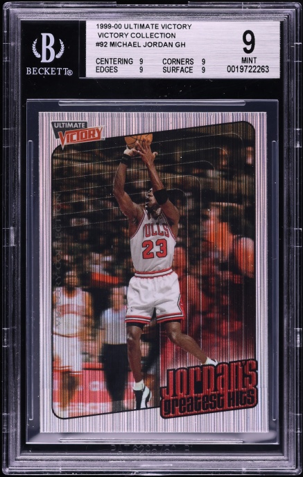 1999 Ultimate Victory Parallel Greatest Hits Michael Jordan /100