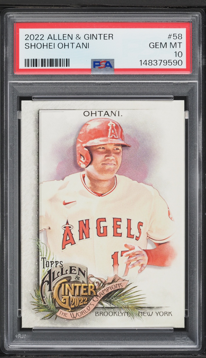 2022 Topps Allen & Ginter Shohei Ohtani #58 PSA 10 GEM MINT