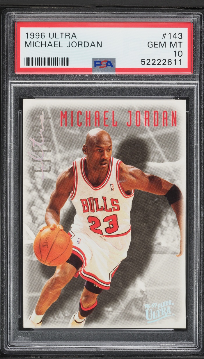 1996 Ultra Basketball Michael Jordan #143 PSA 10 GEM MINT