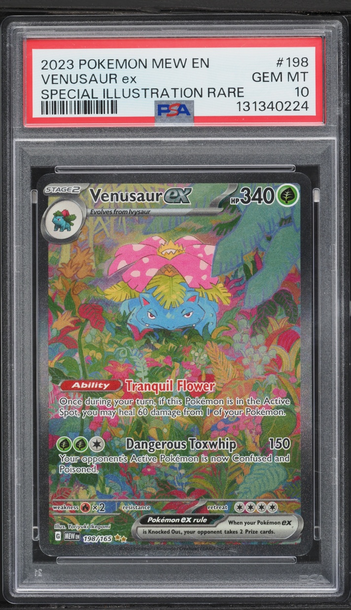2023 Pokemon Scarlet & Violet 151 SIR Venusaur ex #198 PSA 10 GEM MINT