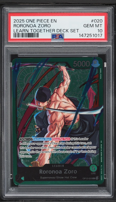 2025 One Piece Japanese Anime 25th Collection Roronoa Zoro #EB02