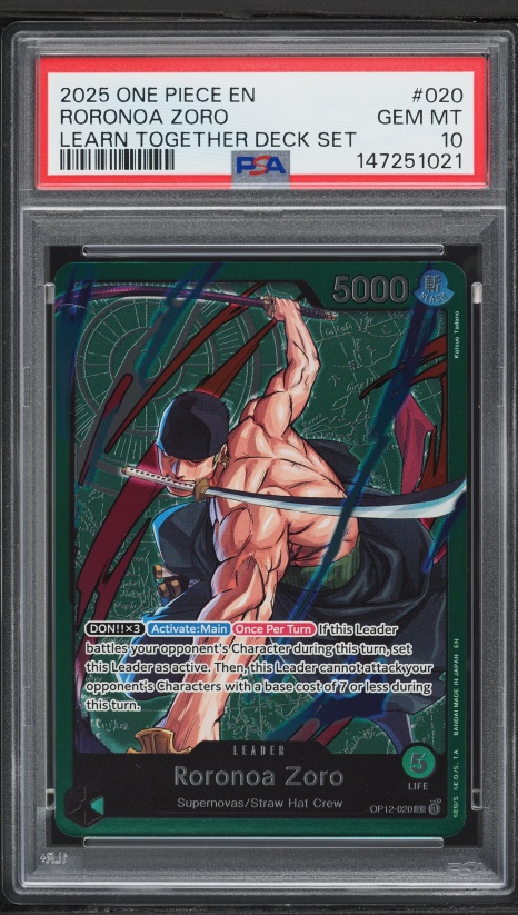 2025 One Piece Promo Championship Top 16 Roronoa Zoro #OP09-076