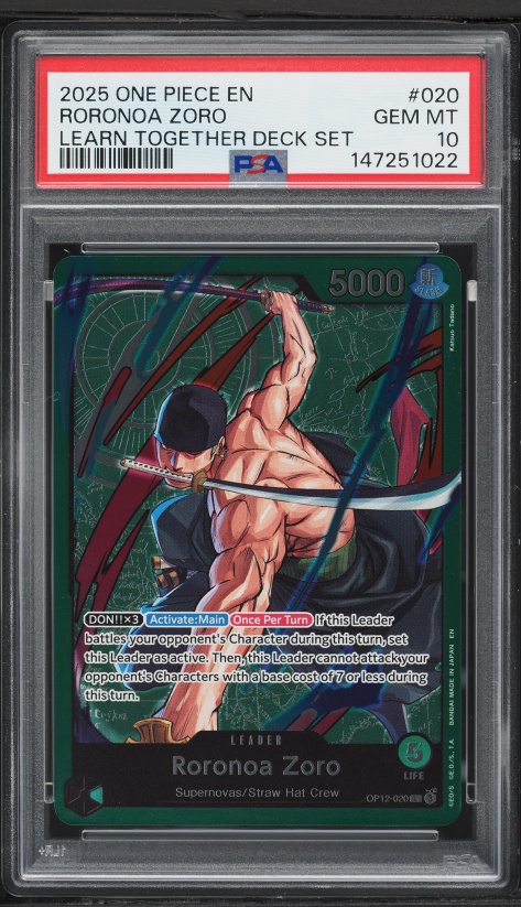 2025 One Piece Tournament Promos Winner Pack Vol 3 Roronoa Zoro