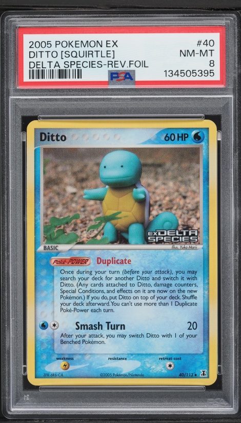 2007 Pokemon Ditto (Squirtle) 64 Games Expo PSA 8 on Fanatics Collect