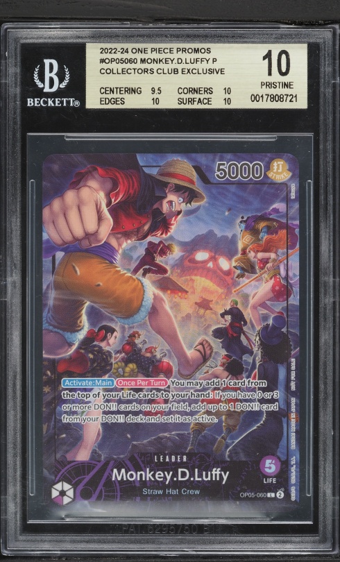 2022 One Piece Promo Convention Exclusive Foil Monkey D. Luffy #P
