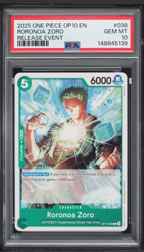 2023 One Piece Japanese Promo Card Set 1 Roronoa Zoro #ST01-013