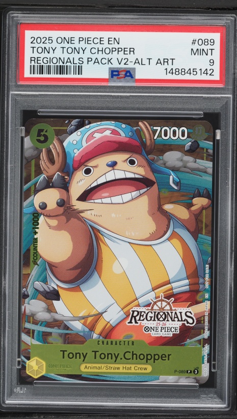 2025 One Piece Japanese Promo Cards Tony Tony Chopper #P-101 CGC