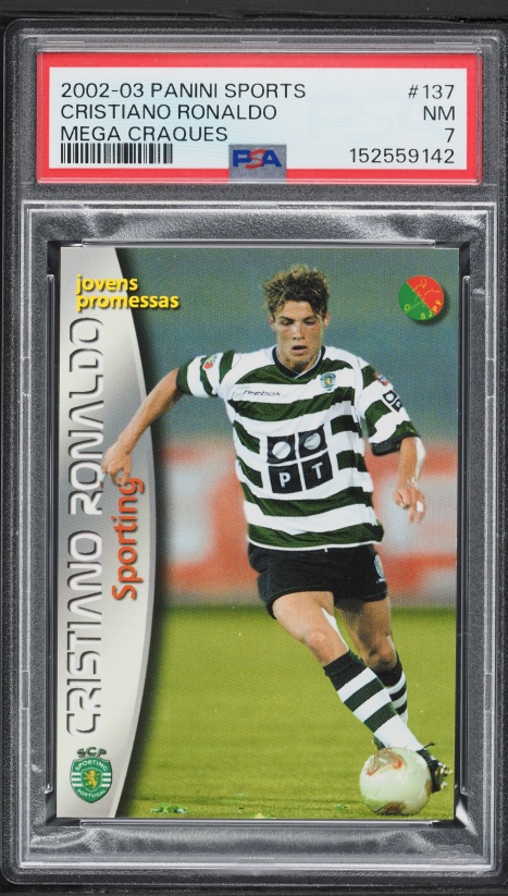 2003 Magic Box International Shoot Out Cristiano Ronaldo ROOKIE