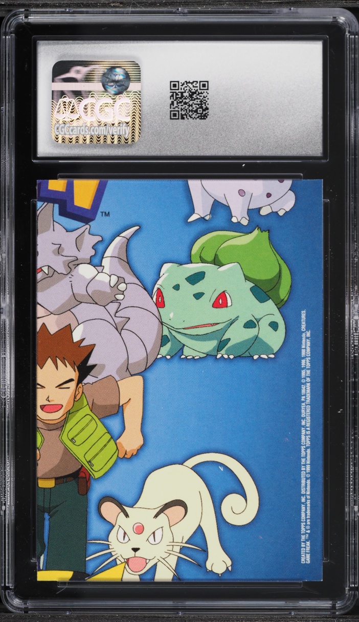 1999 Topps Pokemon Series 1 First Print James #TV10 CGC 9 MINT