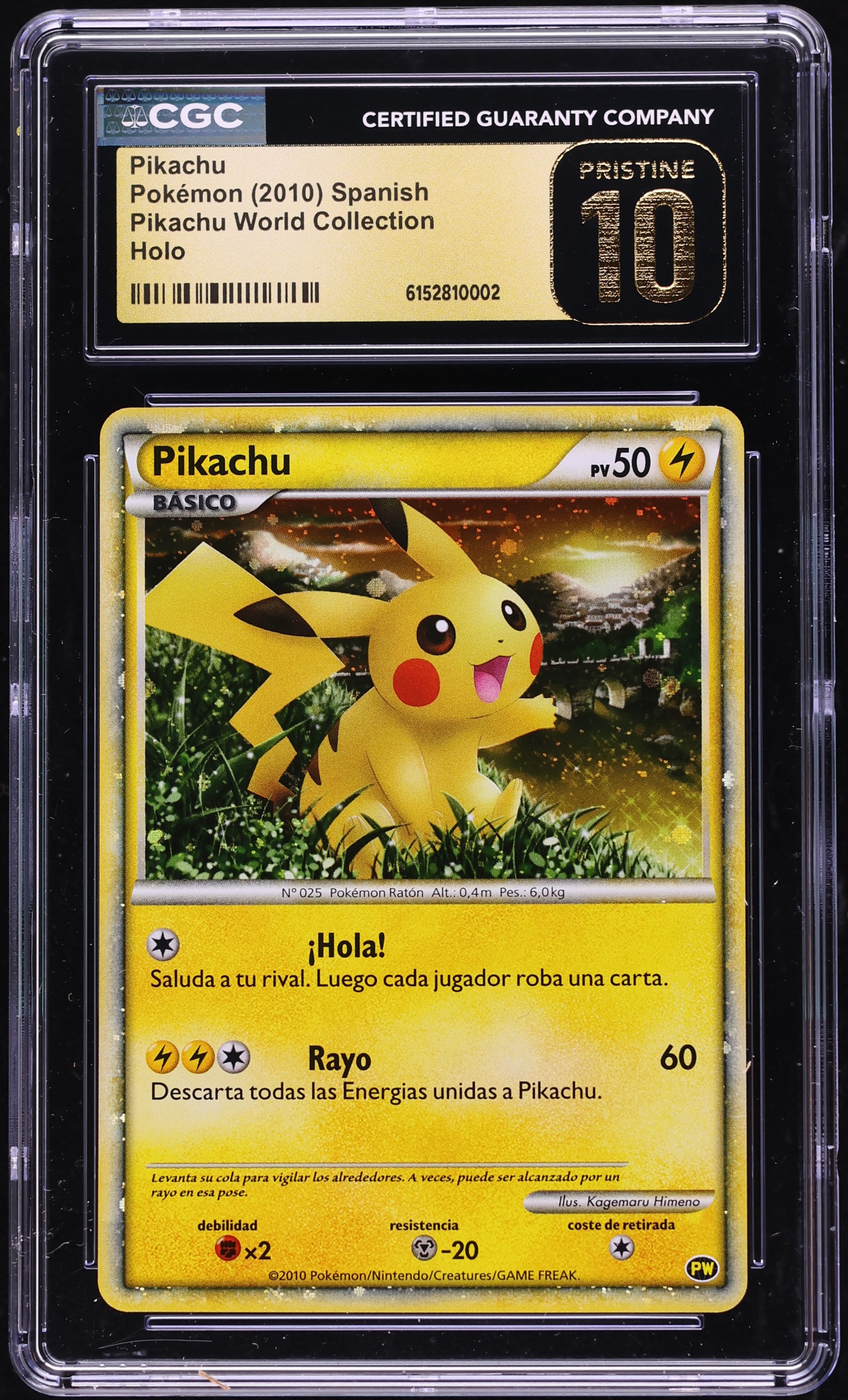 pikachu pokemon card 2010 world cards found at yard sale Pikachu World Collection Promos Type 2010 Pokemon Spanish World Collection