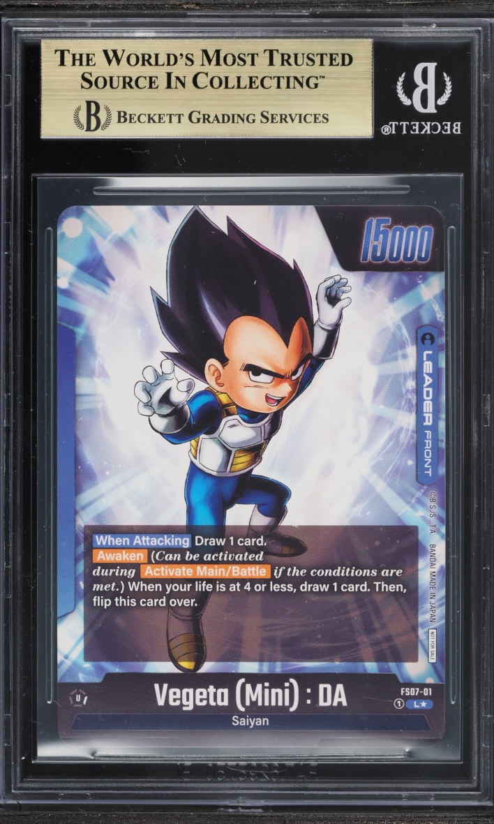 2024 Dragon Ball Super Fusion World Promo Daima Celebration Vegeta Mini Da L BGS 10 PRISTINE
