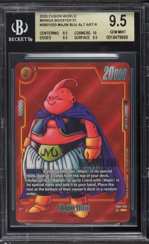 2003 Score Dragon Ball Z Buu Saga Foil Majin Buu #151 PSA 9 MINT