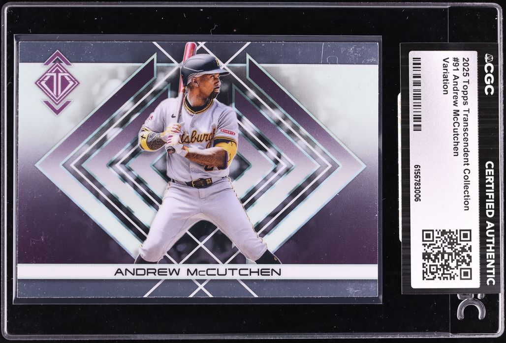 2025 Topps Transcendent Collection Variation Andrew McCutchen #91 CGC AUTH