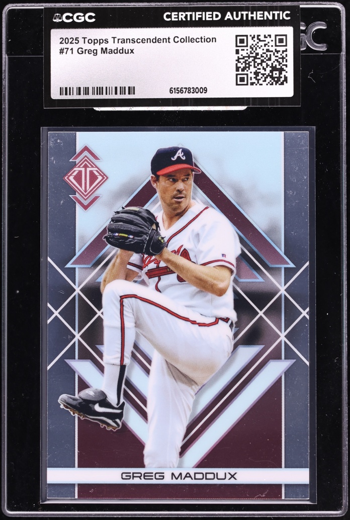 2025 Topps Transcendent Collection Greg Maddux #71 CGC AUTH