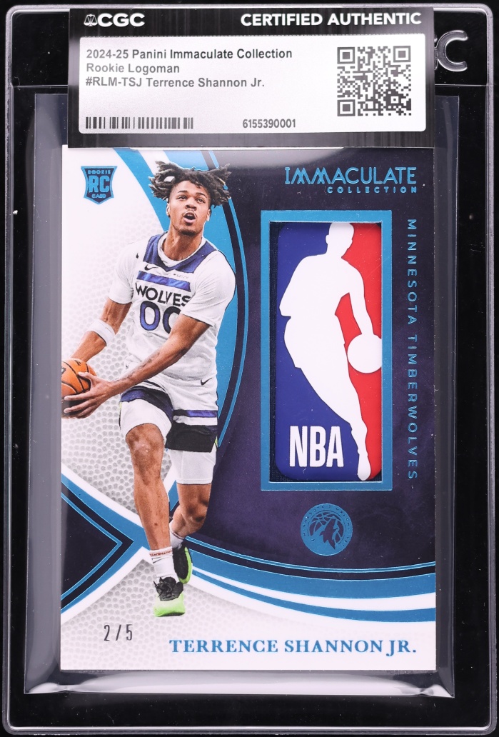 2024 Immaculate Collection Terrence Shannon Jr. ROOKIE LOGOMAN PATCH /5 #RLM-TSJ CGC AUTH