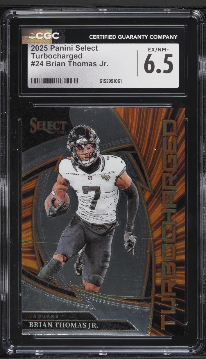 2025 Select Turbocharged Brian Thomas Jr. #24 CGC 6.5 EXMT+