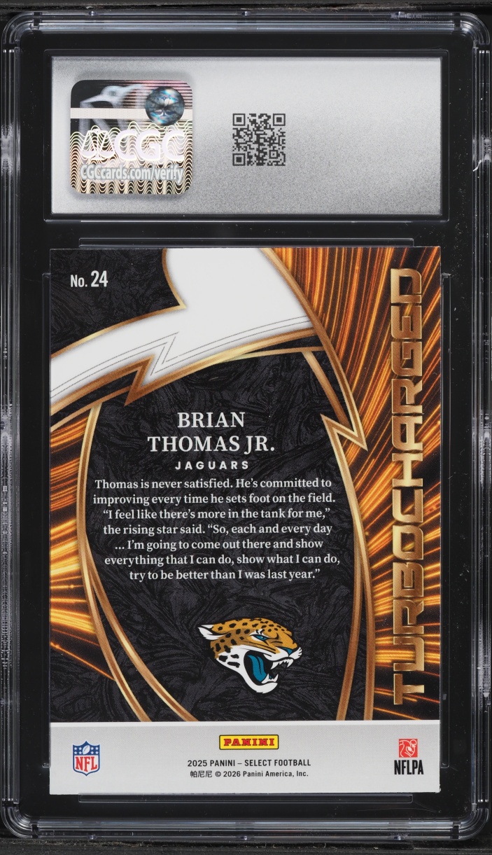2025 Select Turbocharged Brian Thomas Jr. #24 CGC 6.5 EXMT+