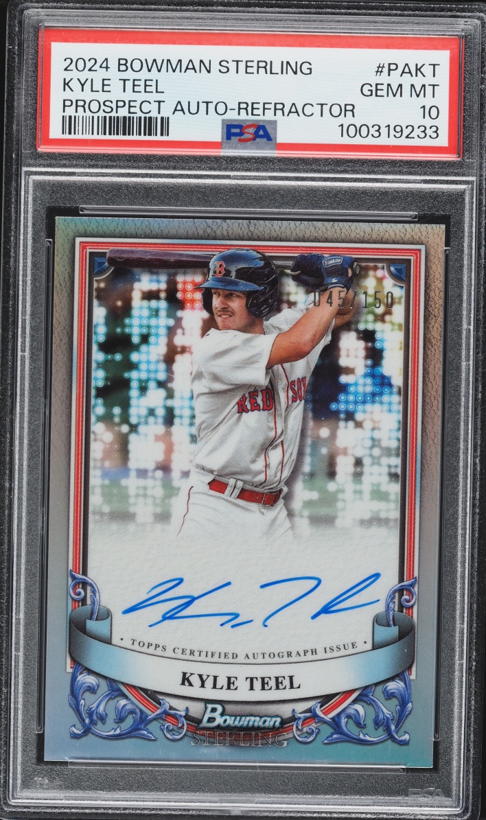 2024 Bowman Sterling Refractor Kyle Teel PROSPECT AUTO /150 #PA-KT 