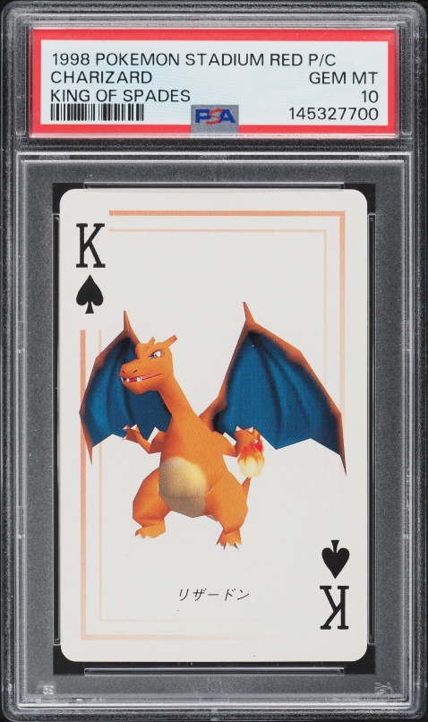 1998 Pokemon Stadium Yellow Version Playing Cards Joker Slowpoke